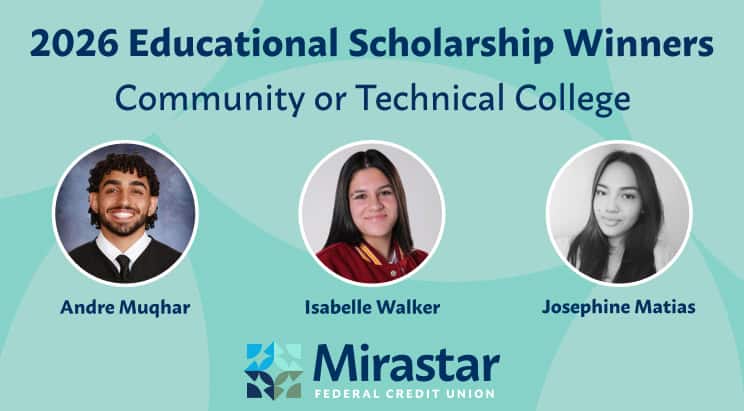 2026 community or technical - scholarship winners